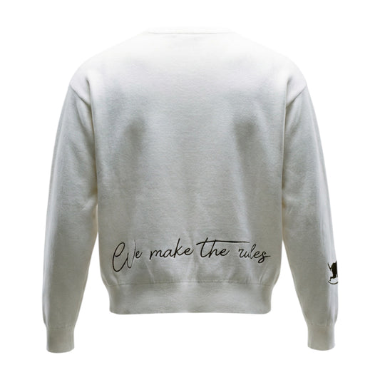 SCARFACE KNIT - WHITE