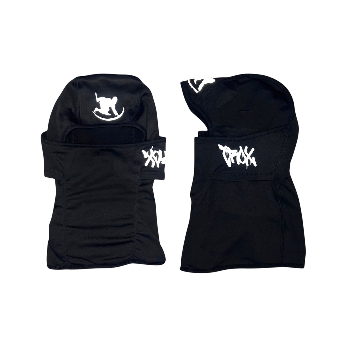 REFLECTIVE SKI MASK - BLACK