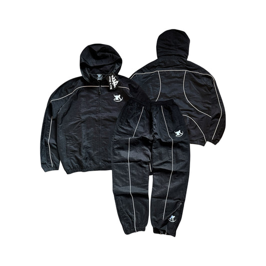 PHANTOM WINDBREAKER REFLECTIVE SUIT - BLACK V1
