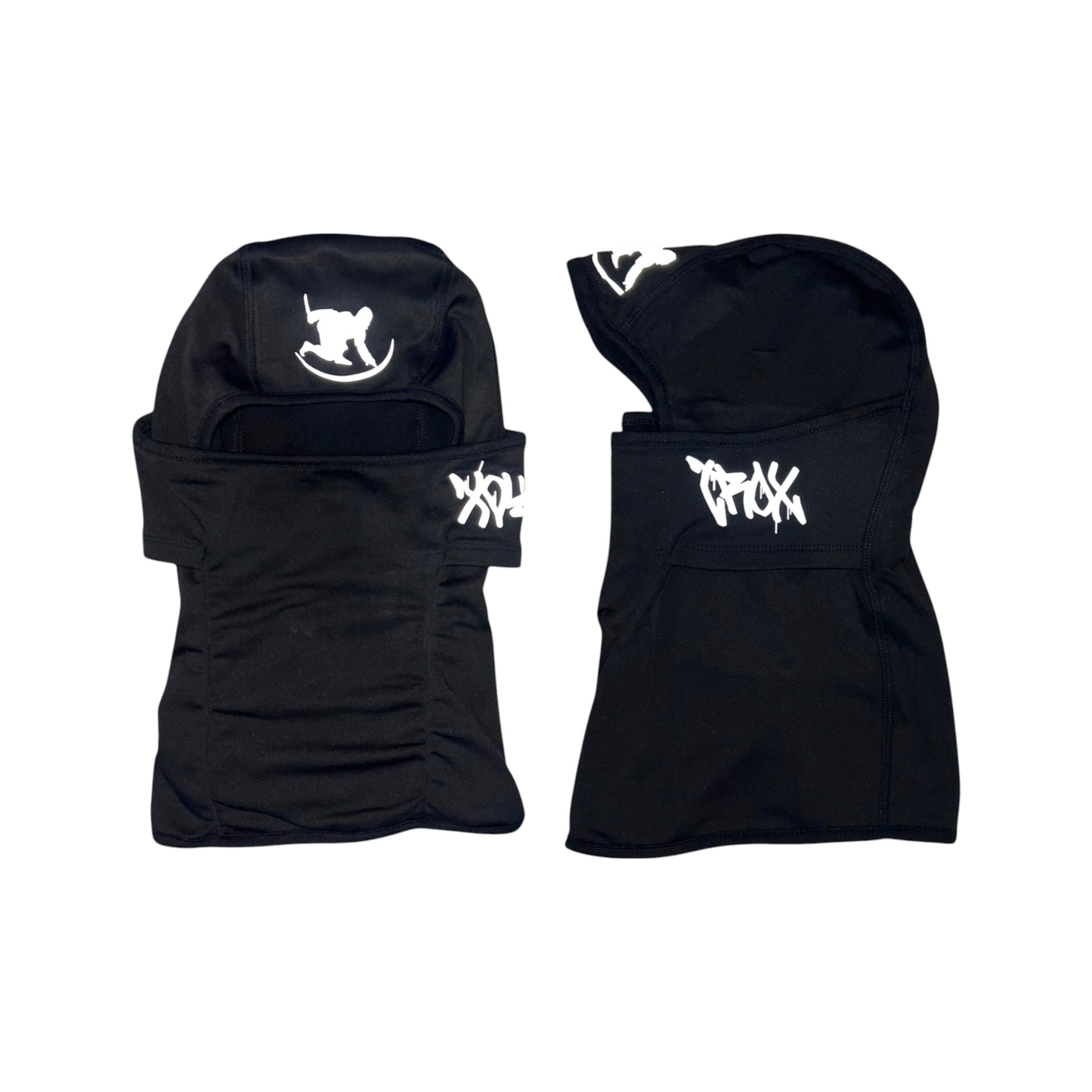 REFLECTIVE SKI MASK - BLACK