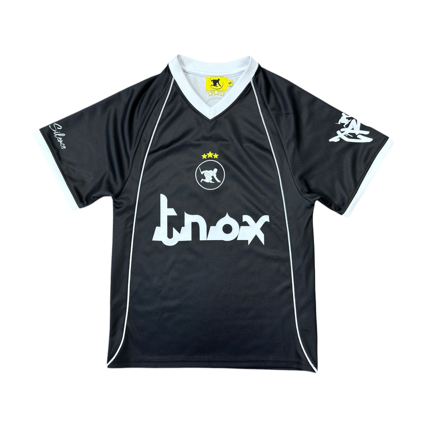 REFLECTIVE FOOTBALL SHIRT - BLACK