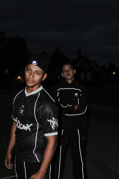 FOOTBALL SHIRT REFLECTIVE - BLACK