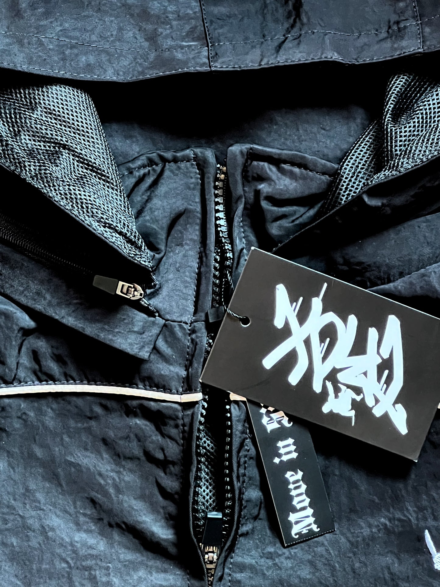 REFLECT WINDBREAKER SUIT - BLACK