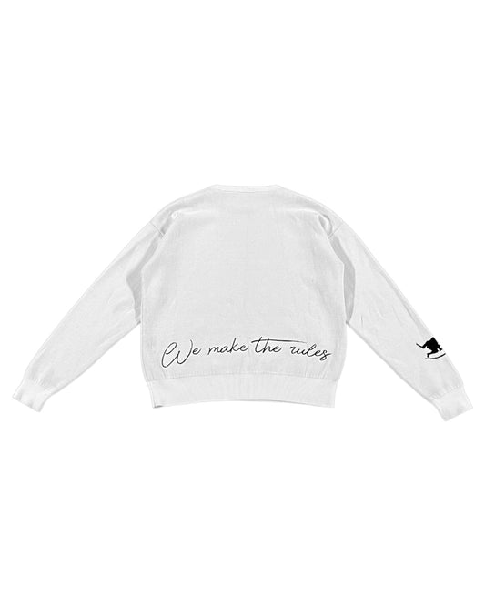 SCARFACE KNIT - WHITE