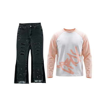 OBSIDIAN DENIM + DOMINANCE LONG SLEEVE