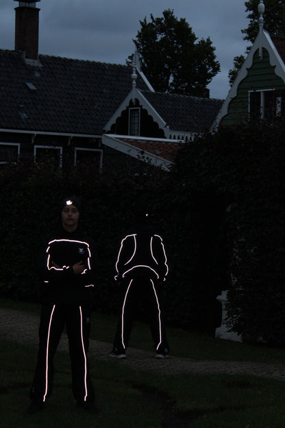 REFLECT WINDBREAKER SUIT - BLACK