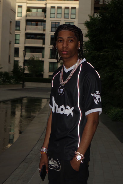 FOOTBALL SHIRT REFLECTIVE - BLACK