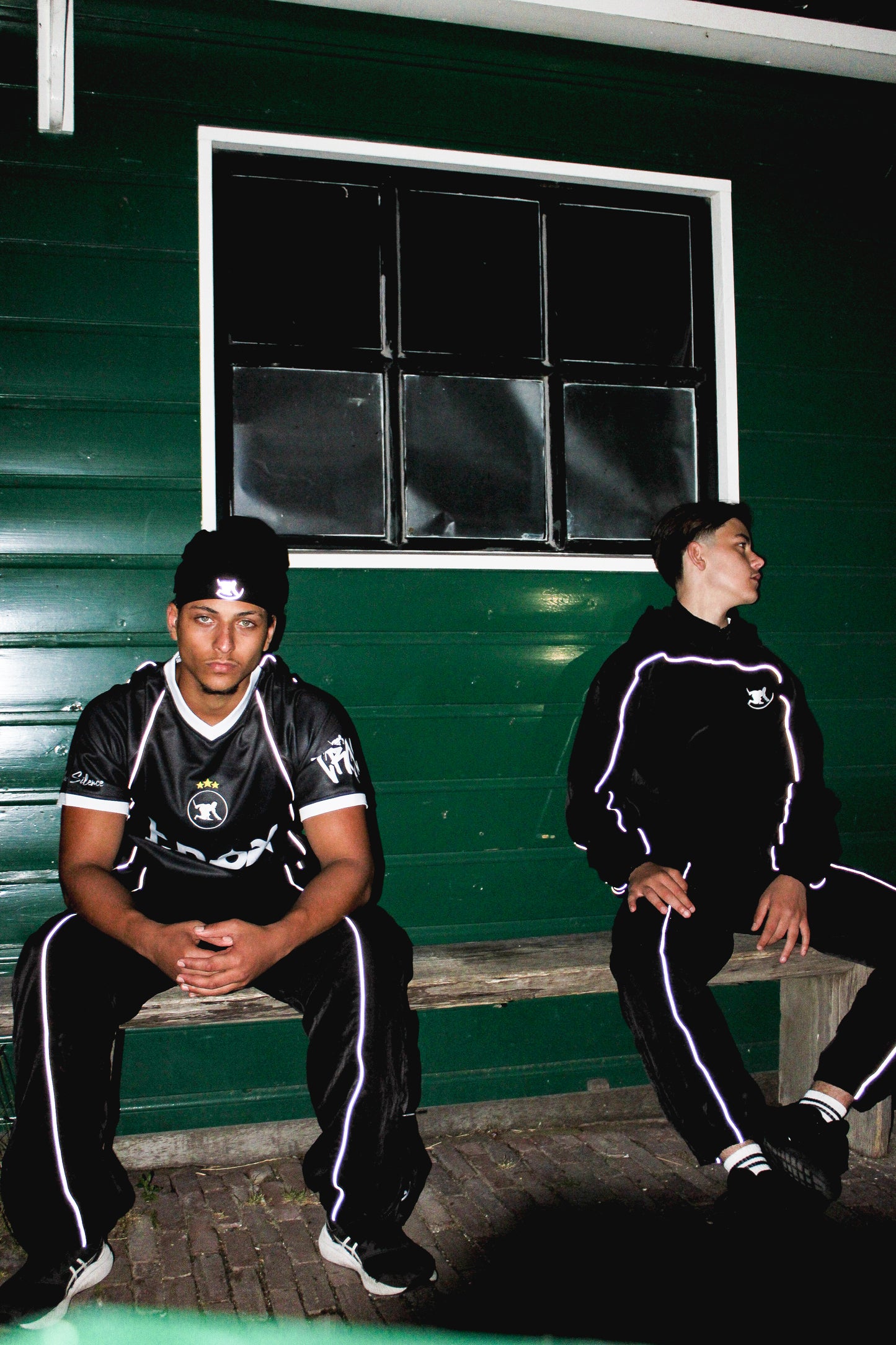 FOOTBALL SHIRT REFLECTIVE - BLACK