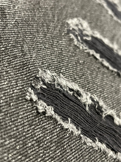 OBSIDIAN FLARED DENIM – BLACK V1