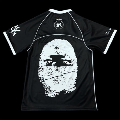 FOOTBALL SHIRT REFLECTIVE - BLACK