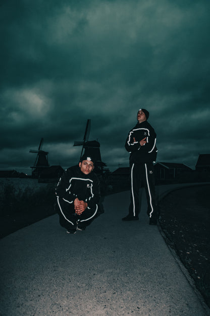 REFLECT WINDBREAKER SUIT - BLACK