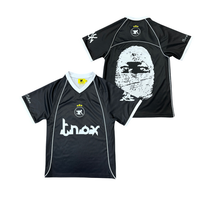 REFLECTIVE FOOTBALL SHIRT - BLACK